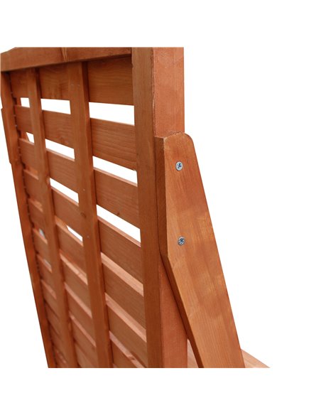 Outsunny Solid Wood Three-Tier Plant Rack Outdoor Organiser Unit Flower Herb Stand Ladder Design Storage Holder 845-274 - pic 84814 | FastDaddyshop