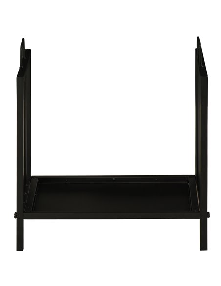 Outsunny Firewood Log Rack Fireplace Log Holder Wood Storage Rack with 2 Handles, for Outdoor and Indoor Use, 42 x 32.5 x 46cm,  - pic 84861 | FastDaddyshop