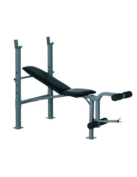 HOMCOM Heavy Duty Adjustable Multi Gym Chest Leg Arm Weight Bench, Black-Silver A91-032 - pic 85142 | FastDaddyshop