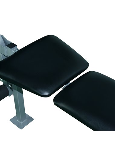HOMCOM Heavy Duty Adjustable Multi Gym Chest Leg Arm Weight Bench w/4 Incline Postions - Black/Silver A91-032