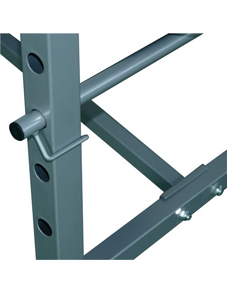 HOMCOM Heavy Duty Adjustable Multi Gym Chest Leg Arm Weight Bench w/4 Incline Postions - Black/Silver A91-032 - pic 85150 | FastDaddyshop