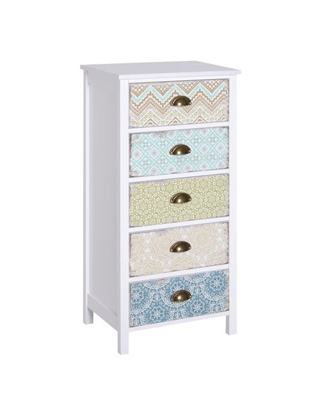 HOMCOM Storage Chest, 46Wx34Dx94H cm, Large Capacity, Sleek Design, Home Organisation, White 831-156 - pic 85169 | FastDaddyshop