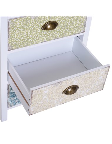 HOMCOM Storage Chest, 46Wx34Dx94H cm, Large Capacity, Sleek Design, Home Organisation, White 831-156