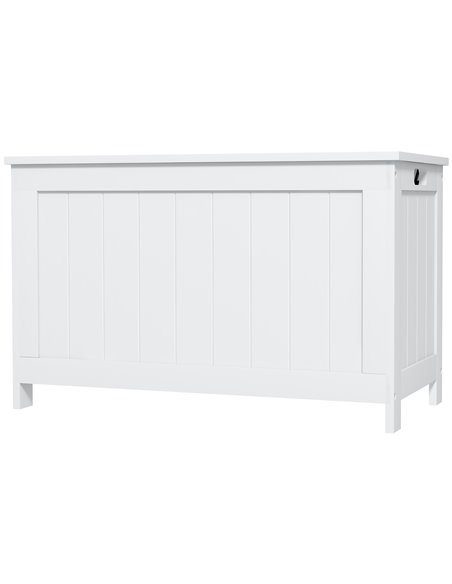 HOMCOM Storage Chest, Wooden Toy Box 76x40x48 cm, White 838-444V80WT - pic 85286 | FastDaddyshop