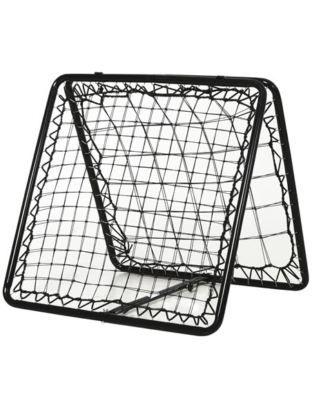 HOMCOM Rebound Trainer: Dual-Sided Net for Ball Sports Drills, Angle Adjustable, 75L x 75W cm A90-222 - pic 85556 | FastDaddyshop