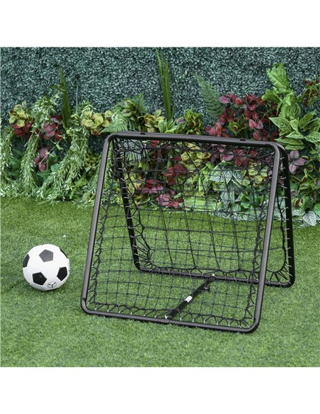 HOMCOM Rebound Trainer: Dual-Sided Net for Ball Sports Drills, Angle Adjustable, 75L x 75W cm A90-222 - pic 85557 | FastDaddyshop
