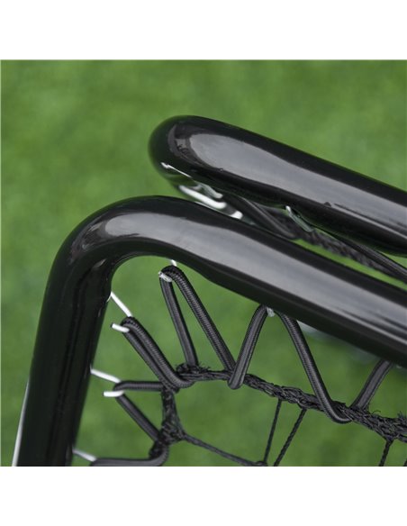 HOMCOM Rebound Trainer: Dual-Sided Net for Ball Sports Drills, Angle Adjustable, 75L x 75W cm A90-222 - pic 85564 | FastDaddyshop