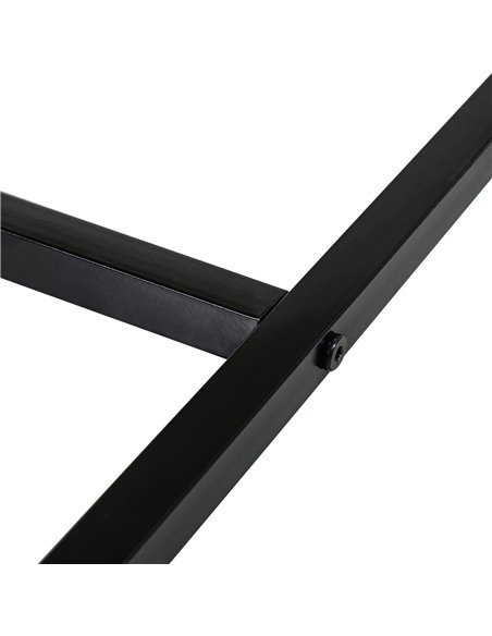 HOMCOM Bedside Table Nightstand Two-Drawer Bedroom Storage Unit Zig Zag Design with Black Metal Handles, Set of 2, Natural 831-P - pic 85807 | FastDaddyshop