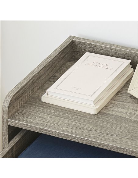 HOMCOM Floating Nightstand Set of 2 Wall Mounted Bedside Table with Storage Drawer for Bedroom, Grey 831-629V00GY - pic 85915 | FastDaddyshop