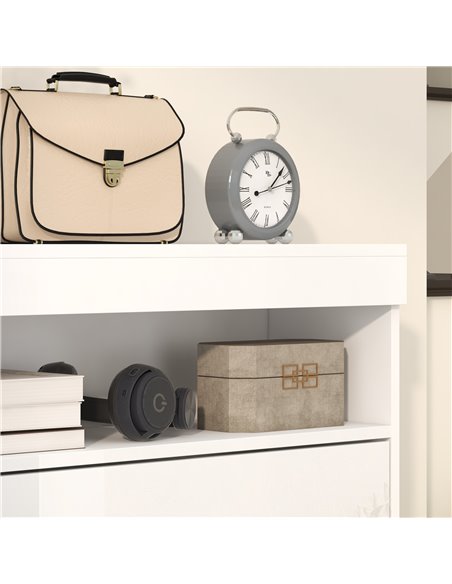 HOMCOM 16 Shoe Pair Shoe Storage Cabinet, with Flip Doors - White 837-475V81WT - pic 86086 | FastDaddyshop