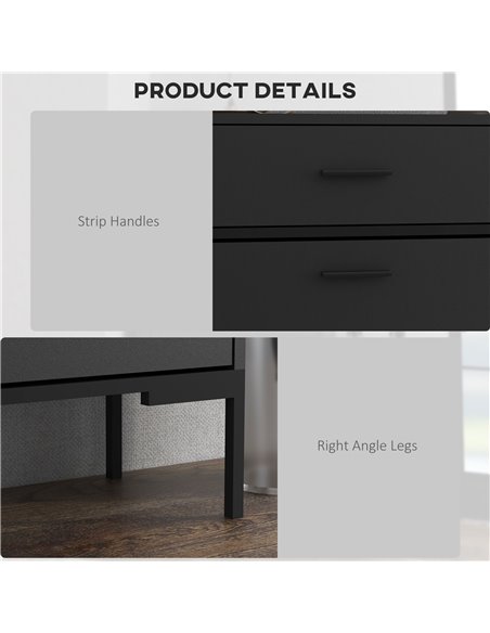 HOMCOM 3 Drawer Shoe Cabinet Cupboard with 2 Flip Doors, Sliding out Drawer and Adjustable Shelf for 12 Pairs of Shoes, Narrow S - pic 86093 | FastDaddyshop
