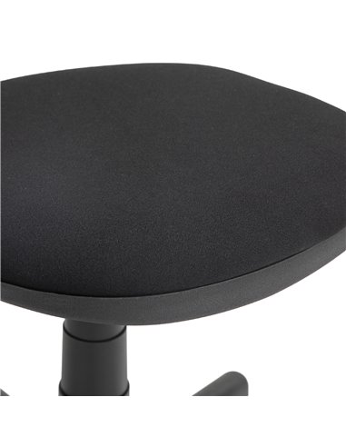 HOMCOM Small Armless Office Chair - Black 921-727V70BK