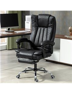 Vinsetto Executive Home Office Chair with Reclining Function, Black 921-420V71BK 2