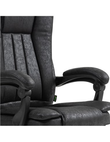 Vinsetto Home Office Chair, Executive Office Chair with Reclining Function Armrests, Swivel Wheels, Footrest, Computer Desk Chai