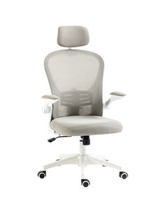 Vinsetto Multi-Adjustable Office Chair, with Lumbar Support, Headrest and Mesh Back - Grey 921-688V70GY