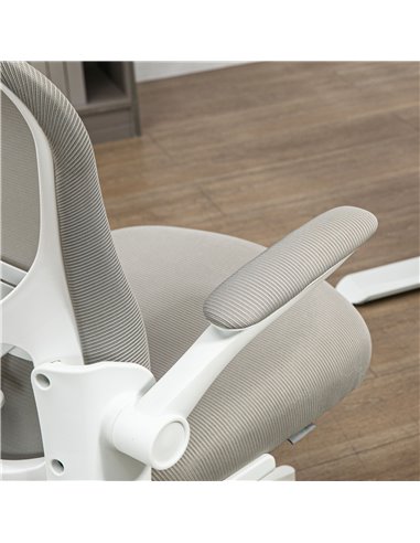 Vinsetto Multi-Adjustable Office Chair, with Lumbar Support, Headrest and Mesh Back - Grey 921-688V70GY