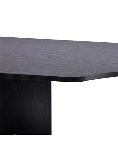 HOMCOM Computer Desk PC Table Modern Home Office Writing Workstation Furniture Printer Shelf Rack w/ Storage Drawer & Shelves (B