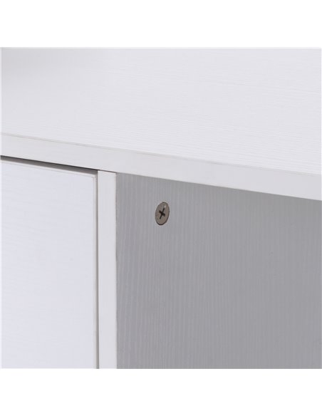 HOMCOM Modern L-Shaped Computer Desk, Laptop PC Corner Table, Home Office Workstation with Spacious Storage, White 920-036WT - pic 86770 | FastDaddyshop