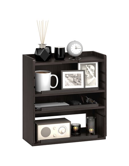 HOMCOM Four-Tier Desktop Organiser - Dark Brown 922-005V80DR - pic 86933 | FastDaddyshop