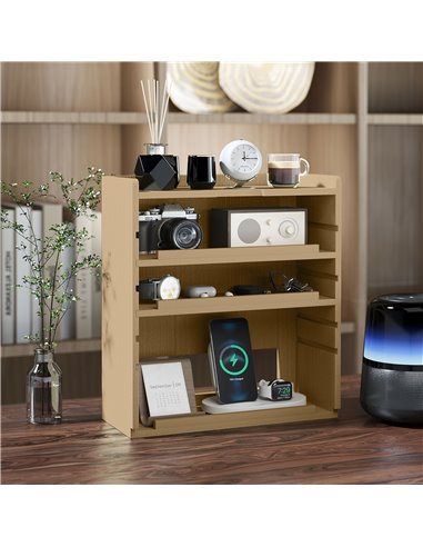 HOMCOM Four-Tier Desktop Organiser - Oak Tone 922-005V80ND