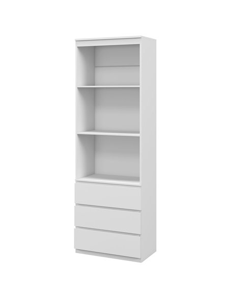HOMCOM 180cm Tall Bookcase, with Shelves and Drawers - White 836-564V00WT - pic 87122 | FastDaddyshop