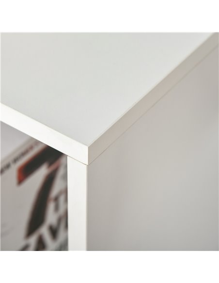 HOMCOM Six-Cube Bookcase - White Wood Effect 836-369WT - pic 87200 | FastDaddyshop