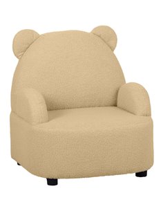 AIYAPLAY Kids Sofa Kids Armchair, Bear Shaped Toddler Chair for Bedroom Playroom Living Room, Aged 18 Months to 3 Years, Khaki 3