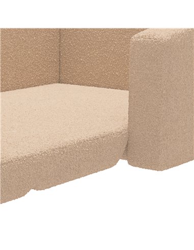 AIYAPLAY Childrens Sofa Beds 2 in 1 Kids Convertible Sofa Kids Armchair, Foldable Recliner for Bedroom Playroom Living Room, Kha