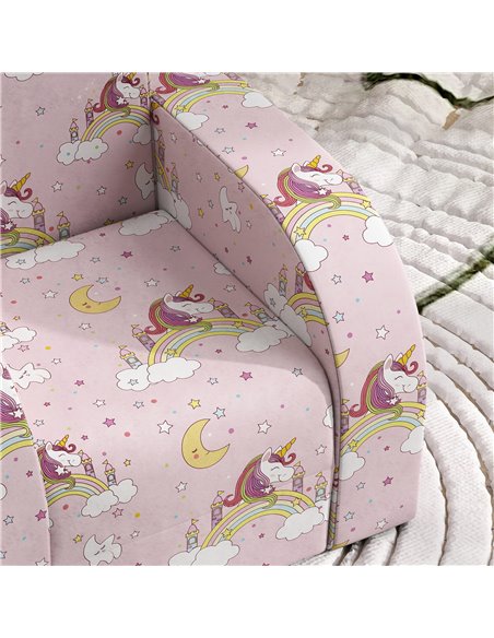 AIYAPLAY Childrens Sofa Couch Foldable Toddler Chair Soft Snuggle Sponge Filled for Bedroom Playroom, Aged 18 Months to 3 Years, - pic 87643 | FastDaddyshop