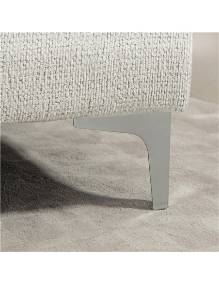 HOMCOM 2 Seater Sofa, Modern Fabric Loveseat with Spring Cushion and Metal Legs, Small Couch for Living Room, Bedroom, Home Offi - pic 87688 | FastDaddyshop