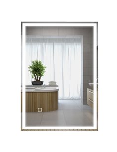 HOMCOM 70 x 50cm LED Bathroom Mirror with Lights, Dimmable Makeup Mirror, Vanity Mirror with 3 Colour, Smart Touch, Anti-Fog 834