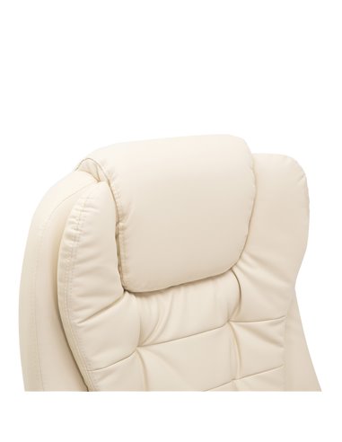 HOMCOM Executive Office Chair with Massage and Heat, High Back PU Leather Massage Office Chair With Tilt and Reclining Function,
