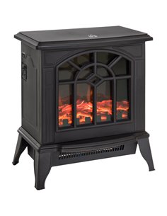 HOMCOM Electric Heater, 1000W/2000W-Black 820-130