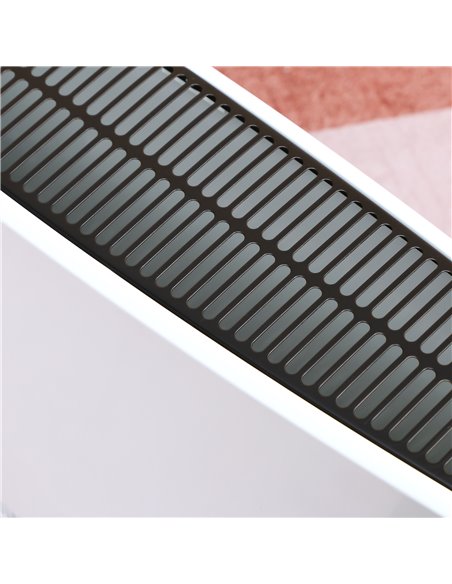 HOMCOM Electric Heater, 2180W Portable Convector Heater with 24H Timer, Overheat Protection, Adjustable Temperature for Home, Wh - pic 88489 | FastDaddyshop