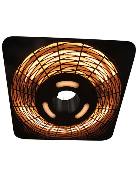 Outsunny 2000W Electric Hanging Patio Heater Ceiling Mounted Halogen Heating Indoor Outdoor with Remote Control Aluminium 842-13 - pic 88577 | FastDaddyshop