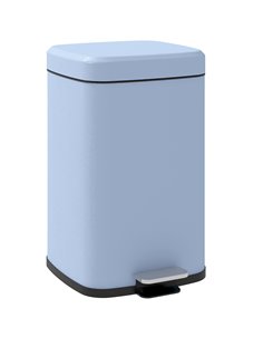 HOMCOM 20 Litre Pedal Bin, Fingerprint Proof Kitchen Bin with Soft-close Lid, Metal Rubbish Bin with Foot Pedal and Removable In