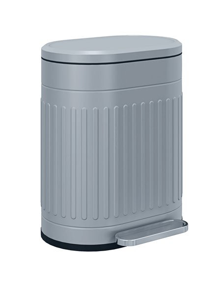 HOMCOM 20 Litre Pedal Bin, Fingerprint Proof Kitchen Bin with Soft-close Lid, Metal Rubbish Bin with Foot Pedal and Removable In - pic 89111 | FastDaddyshop
