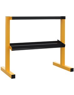 SPORTNOW Dumbbell Rack Stand, 2-Tier Weight Storage Organizer, Stable Dumbbell Holder for Home Gym A91-271V00YL