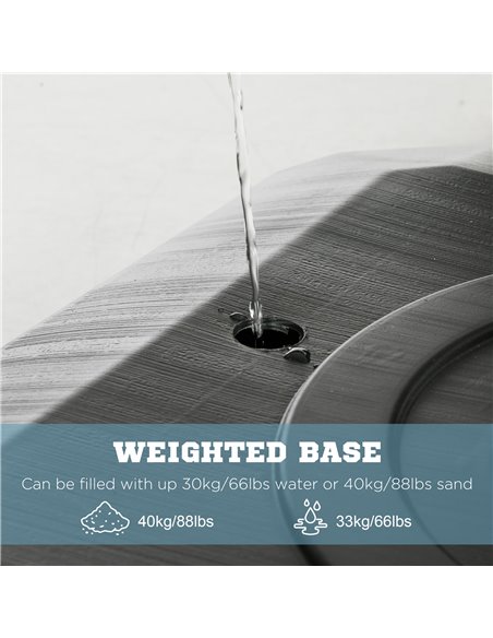 SPORTNOW Height Adjustable Basketball Hoop and Stand with Sturdy Backboard and Weighted Base, Portable on Wheels, 2.4-2.9m A61-0 - pic 89277 | FastDaddyshop