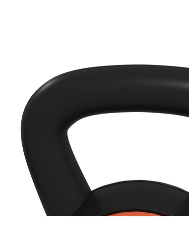 SPORTNOW Kettlebell Set with Storage Rack, 3-Piece Weights for Strength Training, Home Gym, 5lbs, 10lbs, 15lbs A91-282V00BK