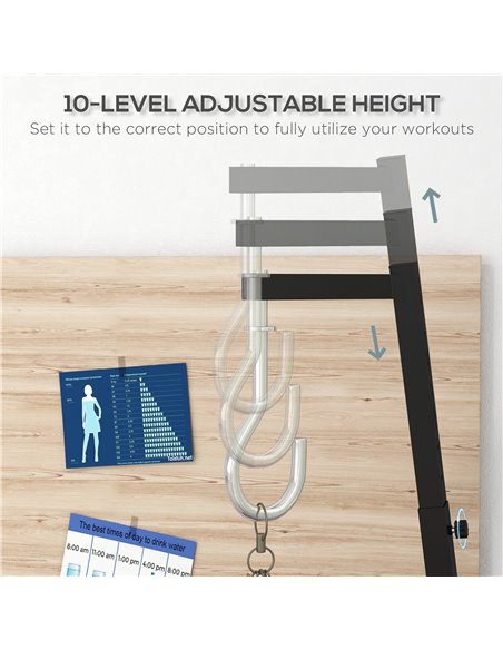 SPORTNOW Foldable Punch Bag Stand for Heavy Bag, Speed Bag, Freestanding and Adjustable - Black A91-300V00BK - pic 89358 | FastDaddyshop