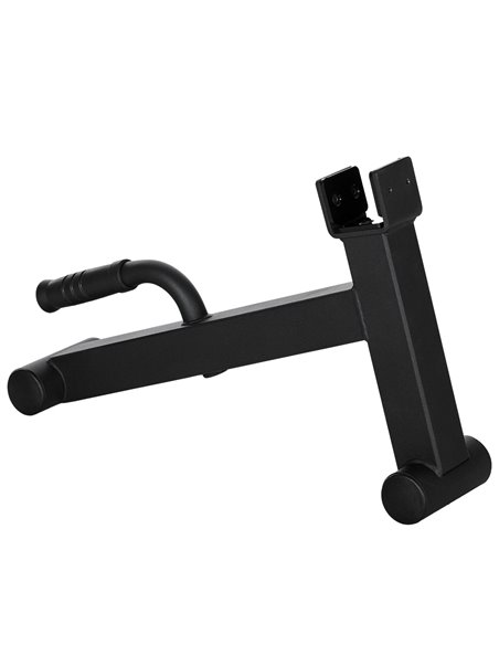 SPORTNOW Barbell Jack, Deadlift Jack w/ Non-Slip Handle, Easily Load & Unload 200kg Barbell Plates for Home Gym Deadlifting Weig - pic 89372 | FastDaddyshop