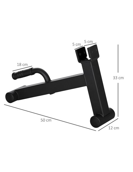 SPORTNOW Barbell Jack, Deadlift Jack w/ Non-Slip Handle, Easily Load & Unload 200kg Barbell Plates for Home Gym Deadlifting Weig - pic 89374 | FastDaddyshop