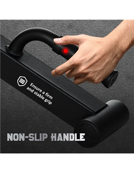 SPORTNOW Barbell Jack, Deadlift Jack w/ Non-Slip Handle, Easily Load & Unload 200kg Barbell Plates for Home Gym Deadlifting Weig - pic 89378 | FastDaddyshop