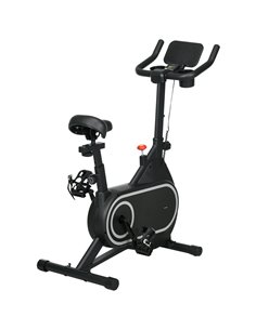 SPORTNOW Magnetic Indoor Cycling Bike, Exercise Bike with Silent Flywheel, LCD Display, Tablet Holder, Comfortable Seat A90-353V