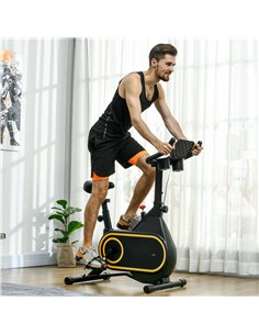 SPORTNOW Magnetic Indoor Cycling Bike, Exercise Bike with Silent Flywheel, LCD Display, Tablet Holder, Comfortable Seat A90-353V 2