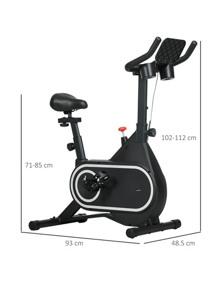 SPORTNOW Magnetic Indoor Cycling Bike, Exercise Bike with Silent Flywheel, LCD Display, Tablet Holder, Comfortable Seat A90-353V - pic 89473 | FastDaddyshop