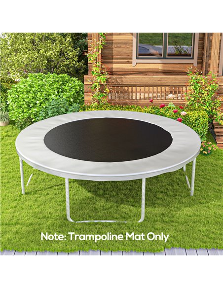 SPORTNOW Trampoline Replacement Jumping Mat, Includes Spring Pull Tool & 72 V-Hooks, Compatible with 12ft Frames & 14cm Springs  - pic 89490 | FastDaddyshop