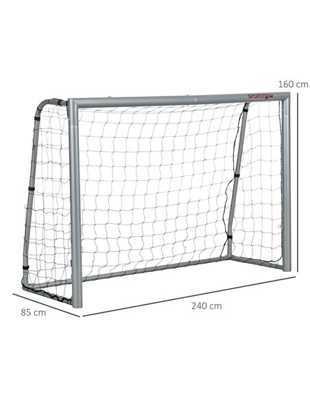 SPORTNOW 8ft x 5ft Football Goal, Football Net for Garden with Ground Stakes, Quick and Simple Set Up A62-038V01GY - pic 89518 | FastDaddyshop
