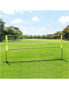SPORTNOW Adjustable Net: 4m Height for Badminton, Tennis, Pickleball, Volleyball, Outdoor Sports with Carry Bag, Cobalt Blue A95 2
